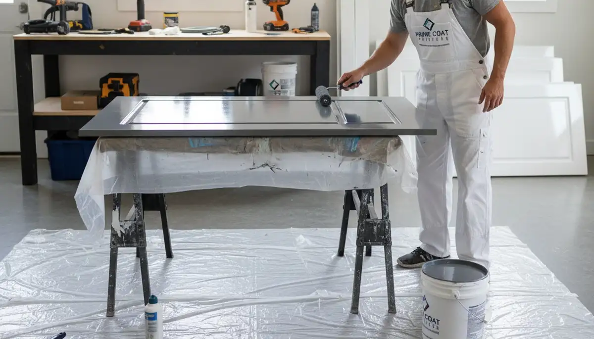 Professional door painting in Charlotte, NC by expert house painters for durable, weather-resistant finishes