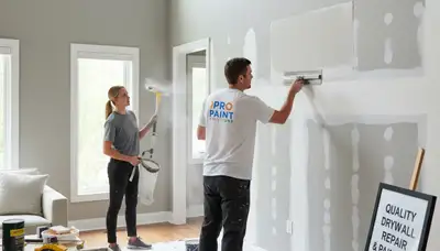 Professional drywall repair and wall restoration service in Charlotte, NC home interior