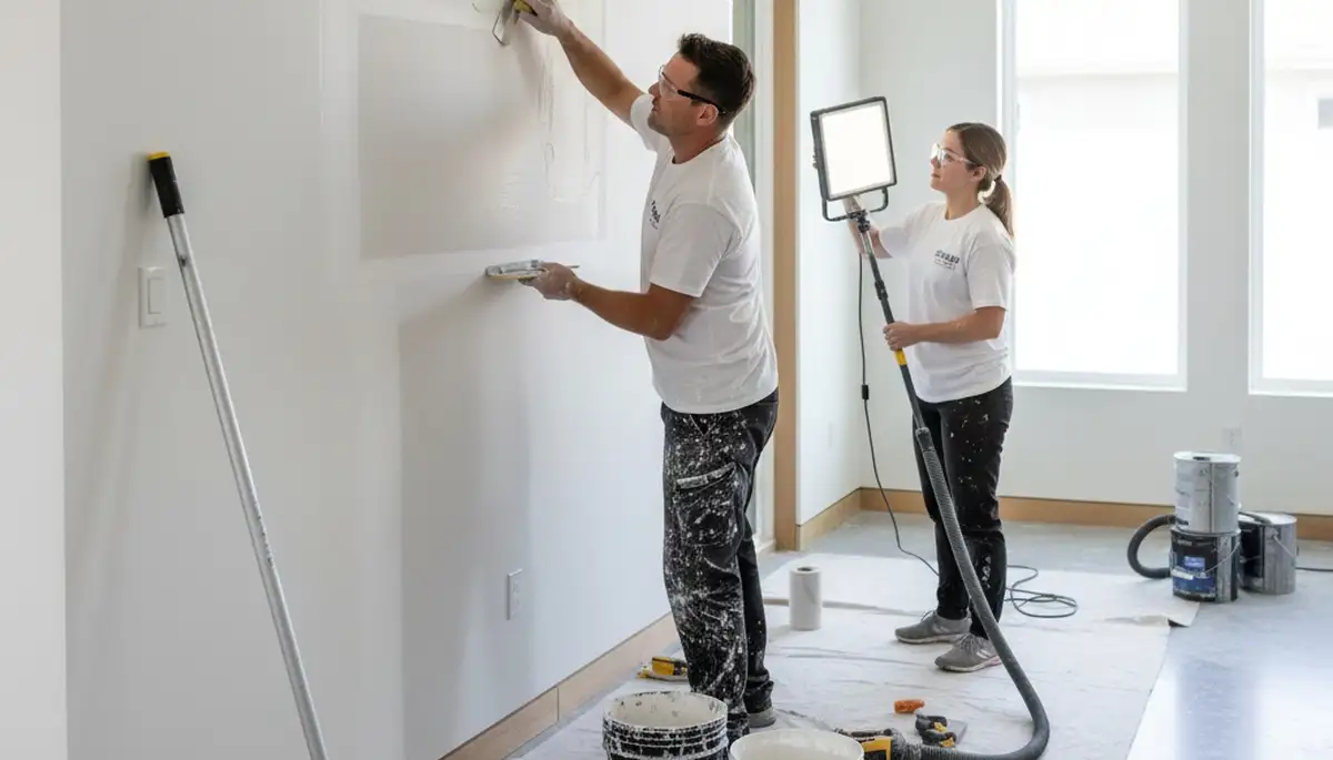Professional drywall repair and painting in Charlotte, NC home interior wall restoration