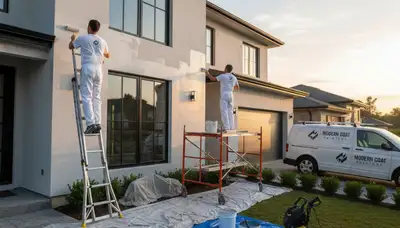 Professional exterior house painting in Charlotte, NC by local painters for lasting curb appeal