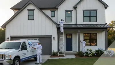 Professional exterior house painting service in Charlotte, NC for residential homes