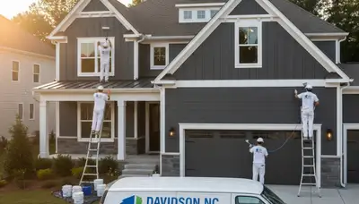 Exterior house painting service in Charlotte, NC for professional home exterior updates