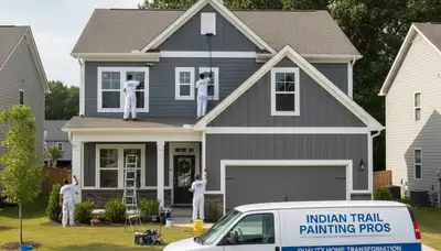 House painting service in Charlotte, NC for exterior home repainting and curb appeal