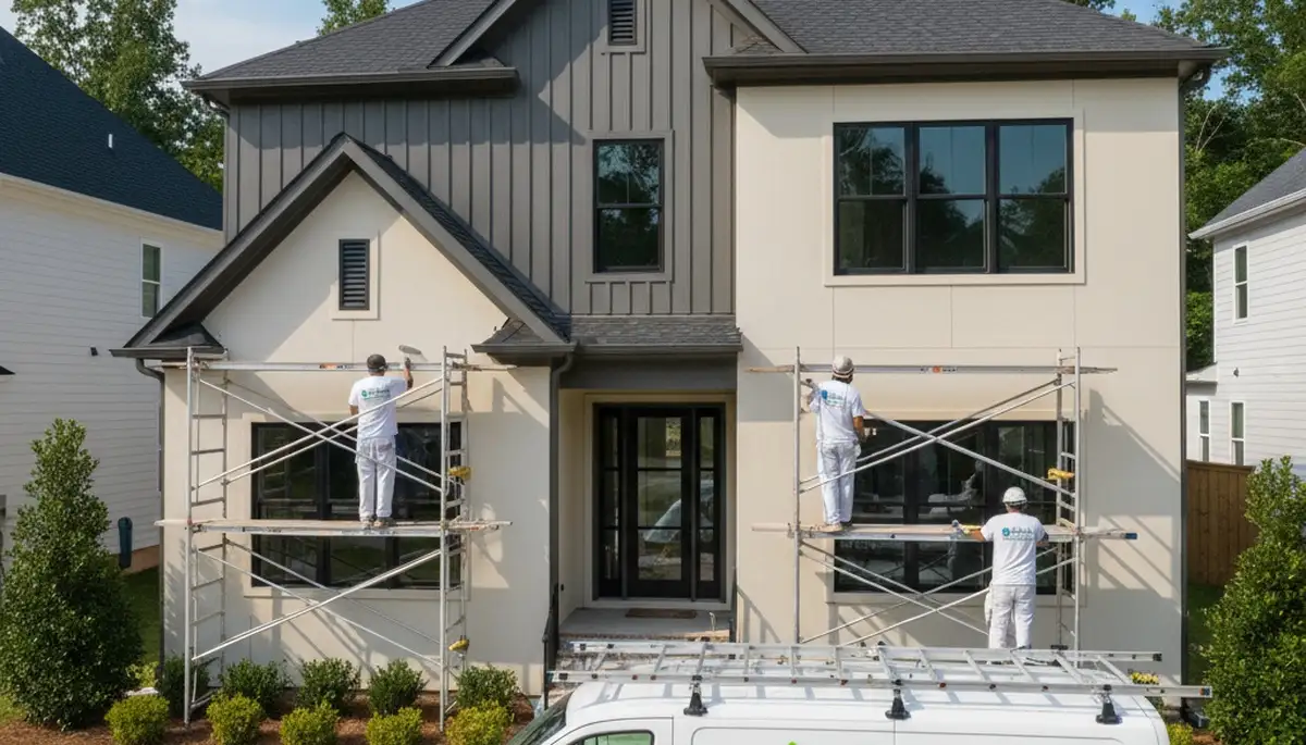 Exterior house painting service in Charlotte, NC for residential homes