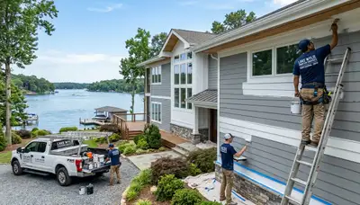 Professional exterior house painting service in Charlotte NC by expert local painters