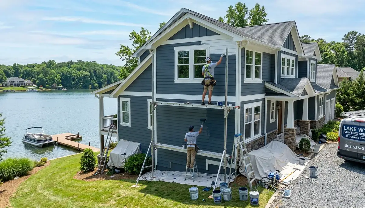 Professional exterior house painting service in Charlotte NC by expert local painters