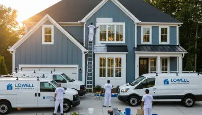 Exterior painting crew serving Charlotte, NC for professional house painting services