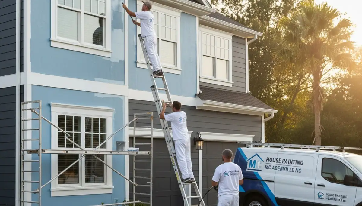 House painting contractor in Charlotte, NC providing exterior painting services