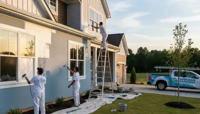 Exterior house painting services in Charlotte, NC for residential homes