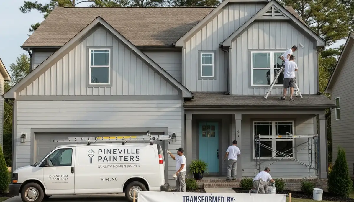 Professional exterior house painting service in Charlotte, NC by local expert painters