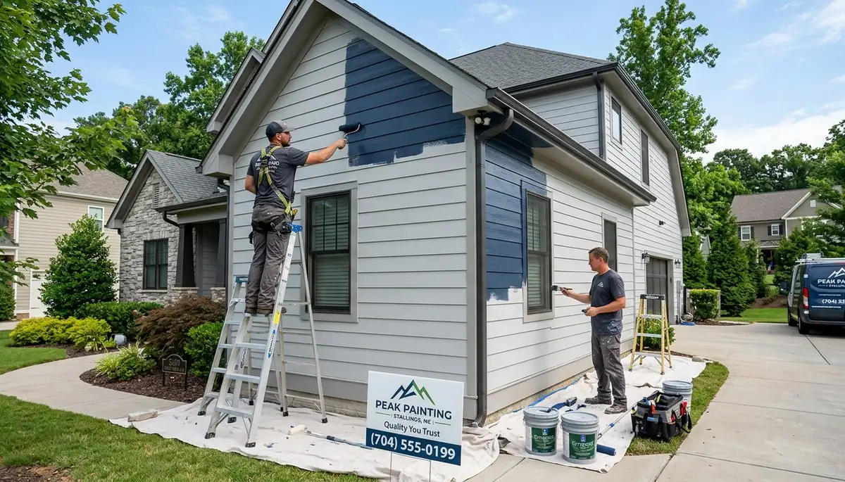 Professional exterior house painting service in Charlotte NC by expert local painters