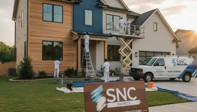 Exterior house painting service in Charlotte, NC for professional home exterior updates