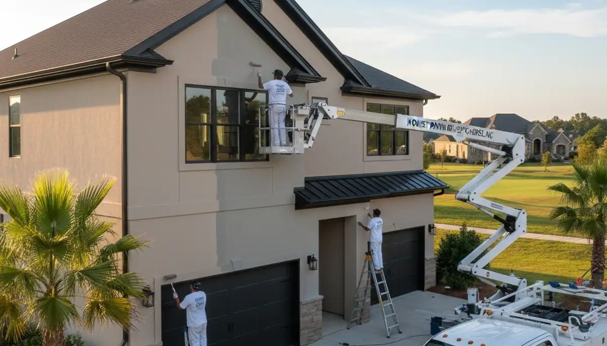 Exterior house painting service in Charlotte, NC for residential homes